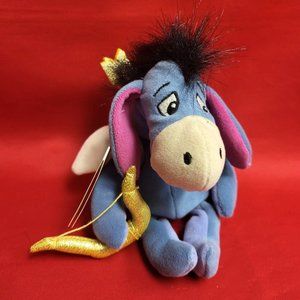 Mini Bean Bag Cupid Eeyore Plush Stuff Toy 9" The Disney Store